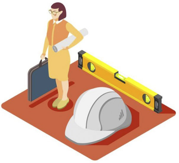 Иконка технического надзора в строительстве